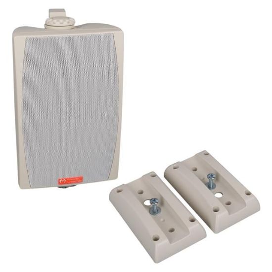 MagicVoice MV-03 16 CM 60 Watt Komütatörlü Hat Trafolu Beyaz Sütun Hoparlör (2'li Takım) resmi