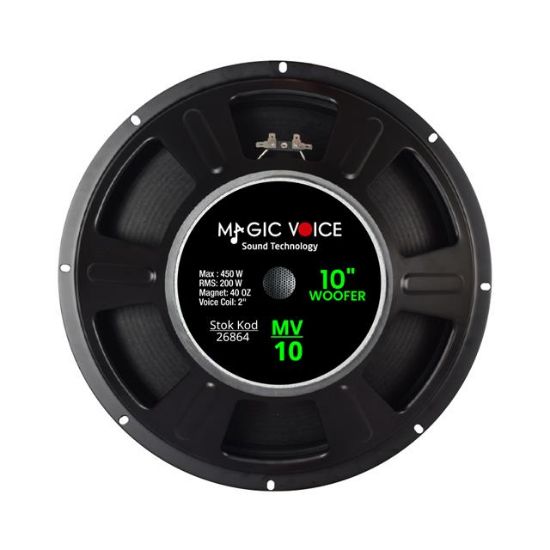 MAGİCVOİCE MV-10 MAX 450W / RMS 200 WATT 10 WOOFER YEDEK HOPARLÖR resmi