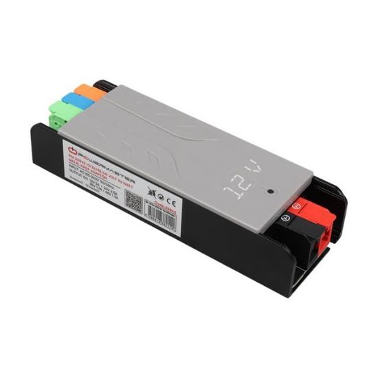 PowerMaster PM-26842 12/24/36/48 Volt 3 Amper 60 Watt Metal Kasa Kademeli Adaptör Voltaj Göstergeli 128x42x27mm resmi