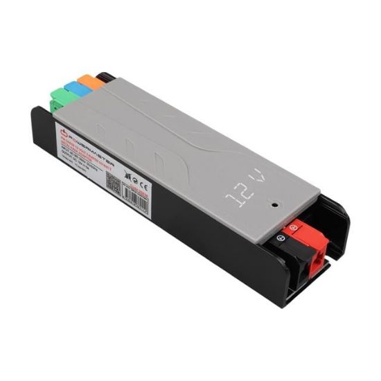 PowerMaster PM-26838 12 Volt 5 Amper 60 Watt Slim Metal Kasa Adaptör Voltaj Göstergeli 148x43x27mm resmi