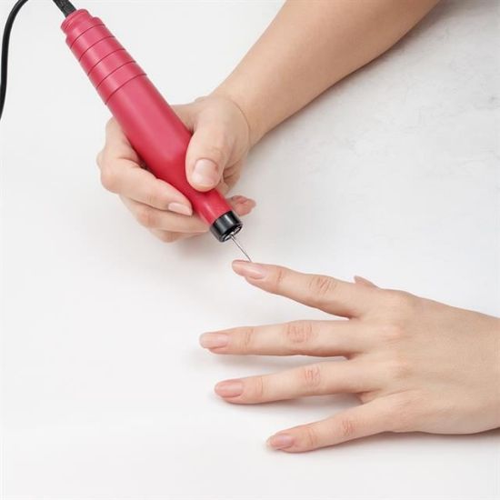 Sunup SN-27091 Hız Ayarlı Tırnak Freze Törpü Manikür Pedikür Seti 6 Başlıklı Elektrikli AC220V resmi