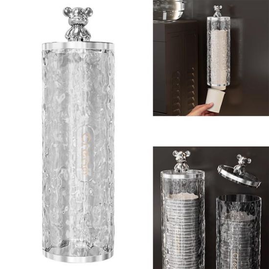 Sunup SN-27110 Kendinden Yapışkanlı Plastik - Karton Bardak Dispenseri resmi