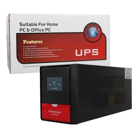 Andespower UPS1200VA 1200VA 12V7.5AHx2 UPS Kesintisiz Güç Kaynağı Line - İnteraktif resmi