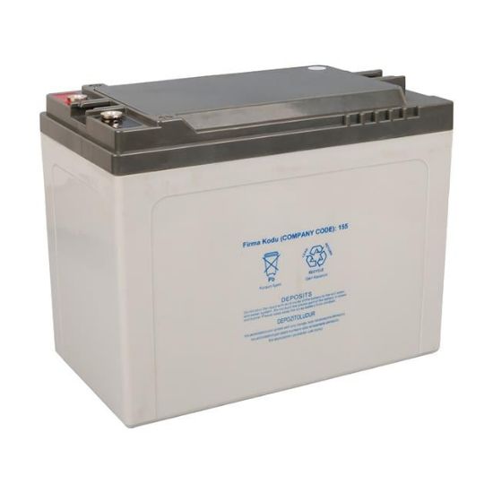 Yokohama YH-12.80 12 Volt - 80 Amper Elektrikli Bisiklet Aküsü (175 * 120 * 226 Mm) resmi
