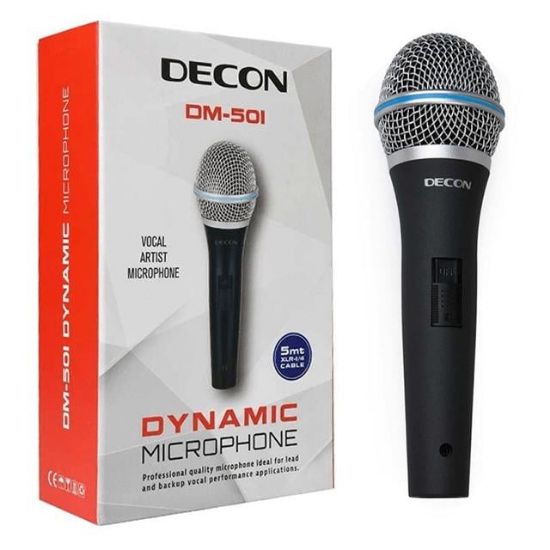 Decon DM-501 600 Ohm Kablolu EL Mikrofon resmi