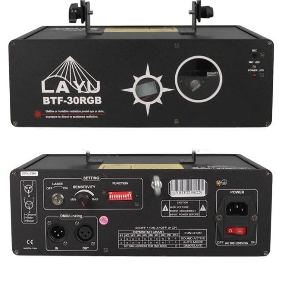 Layu BTF-30RGB White 1.5W RGB Animasyon ve Beam Lazer Sistemi resmi