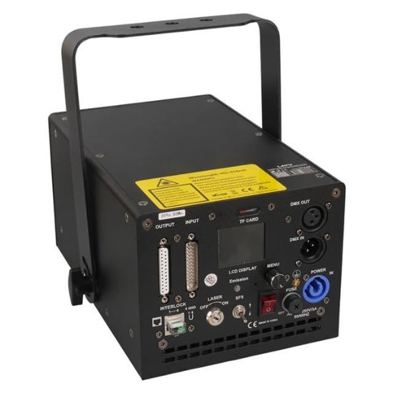 Layu AC-03RGB 3 Watt RGB Lazer 25Kpps Double Safety Design SD Card DMX ILDA Analog resmi