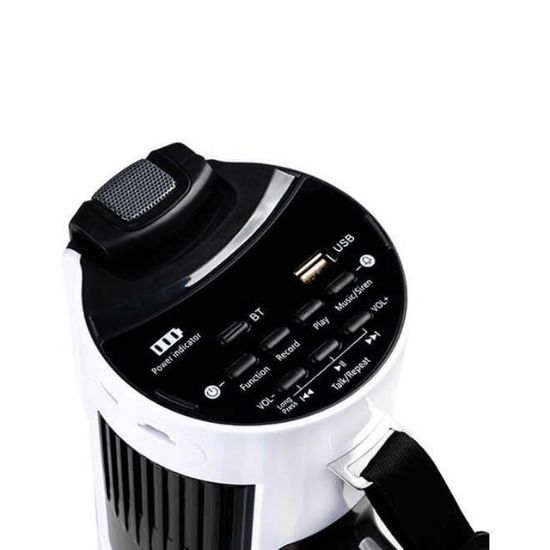 WESTA WM-90PU TYPE-C  80 WATT MAYK MİKROFONLU BLUETOOTH MEGAFON resmi