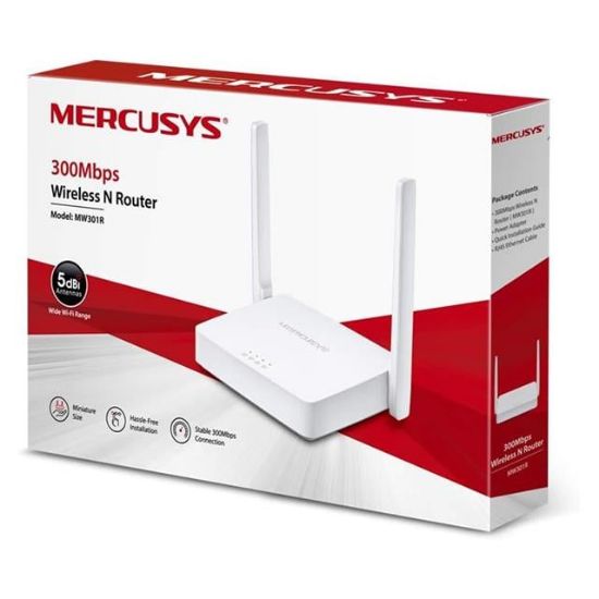 TP-Link Mercusys MW MW301R 2 Port 300 Mbps Kablosuz Router resmi