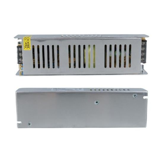 Ledx ALN-M12165S 12 Volt 16.5 Amper 200 Watt Slim Metal Kasa Adaptör 200x60x40mm resmi