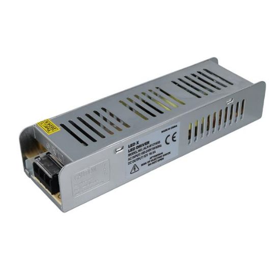Ledx ALN-M12165S 12 Volt 16.5 Amper 200 Watt Slim Metal Kasa Adaptör 200x60x40mm resmi