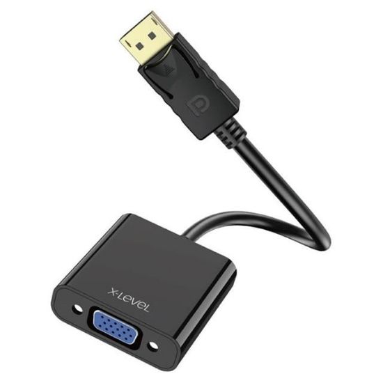 X-Level XCC7801 DP Display Port Erkek TO VGA Dişi Çevirici Kablo (X-THING) resmi
