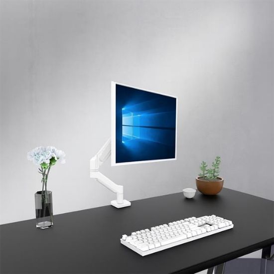 PowerMaster PM-252 13-32'' Amortisörlü Stand Tek Kol LCD-LED Gaming Monitör Tutucu Beyaz Stand Askı Aparatı resmi