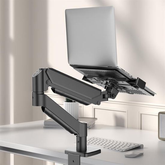 PowerMaster PM-252-J 13-32'' Amortisörlü Tek Kol Gaming Monitör Ofis Laptop Notebook Tutucu Masa Stand Askı Aparatı resmi