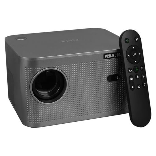 Hello HY350 Sesli Komutlu Android 11 Akıllı LED Projeksiyon FHD Kablosuz Görüntü Aktarım Destekli Ev Sinema Sistemi resmi