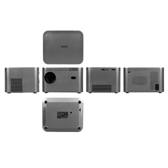 Hello HY350 Sesli Komutlu Android 11 Akıllı LED Projeksiyon FHD Kablosuz Görüntü Aktarım Destekli Ev Sinema Sistemi resmi