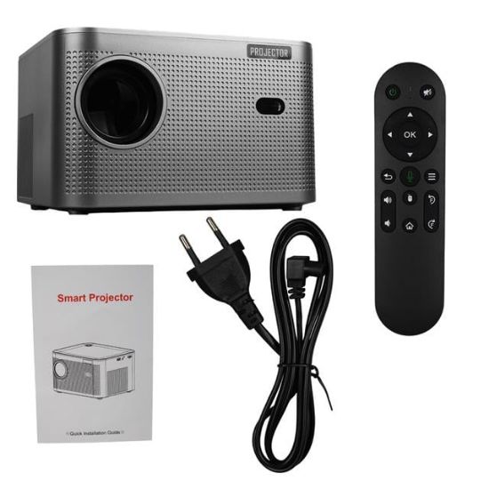 Hello HY350 Sesli Komutlu Android 11 Akıllı LED Projeksiyon FHD Kablosuz Görüntü Aktarım Destekli Ev Sinema Sistemi resmi