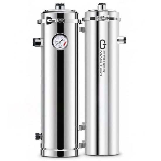 PowerMaster PM-28654 Ana Hat Su Arıtma Sistemi 10.000 L/Saat Paslanmaz Çelik Gövdeli Yıkanabilir UF-PVDF Filtreli resmi