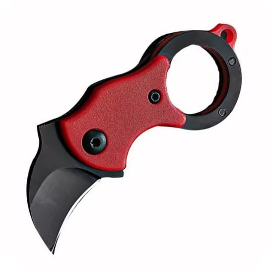 PowerMaster PM-28648 Mini Metal Karambit Balıkçı Kamp Bıçağı Karabina resmi
