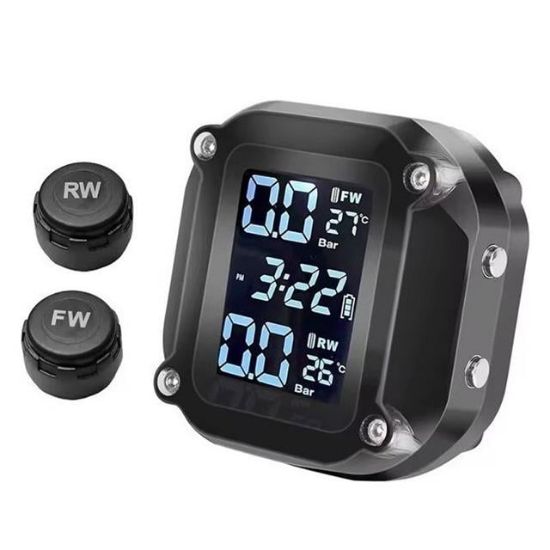 PowerMaster PM-28656 Motosiklet Kablosuz Lastik Basınç ve Sıcaklık İzleme Sistemi (TPMS) resmi
