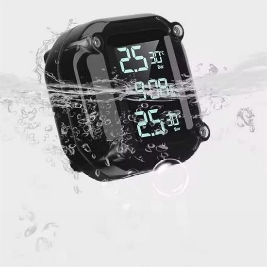 PowerMaster PM-28656 Motosiklet Kablosuz Lastik Basınç ve Sıcaklık İzleme Sistemi (TPMS) resmi