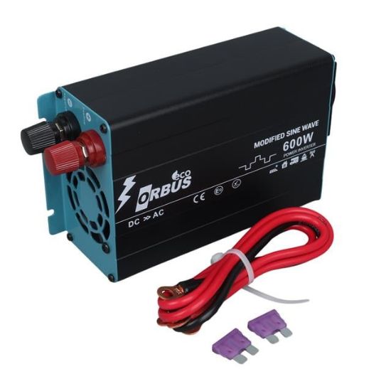 Orbus ORB600M DC 12V - 220V AC 600W/1200W Modified Sinus Sine Wave Inverter resmi