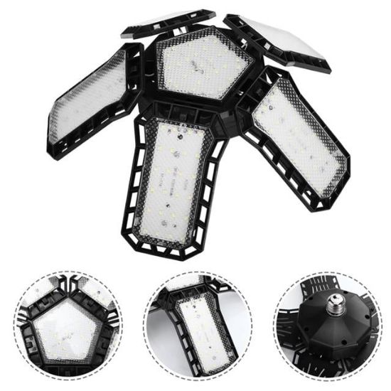 Ledx Ayarlanabilir Açılı 5 Kanatlı 148 Smd Ledli Galaxy Projektör Işığı 60W 6600 Lumen E27 32cm Çap resmi