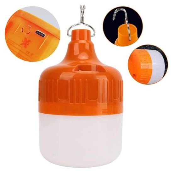 Ledx LN-OR20G 20 Watt TYPE-C Şarjlı Taşınabilir Asma Kancalı Kamp Çadır Lambası 6500K 1200mAh 3 Modlu ABS Malzeme resmi