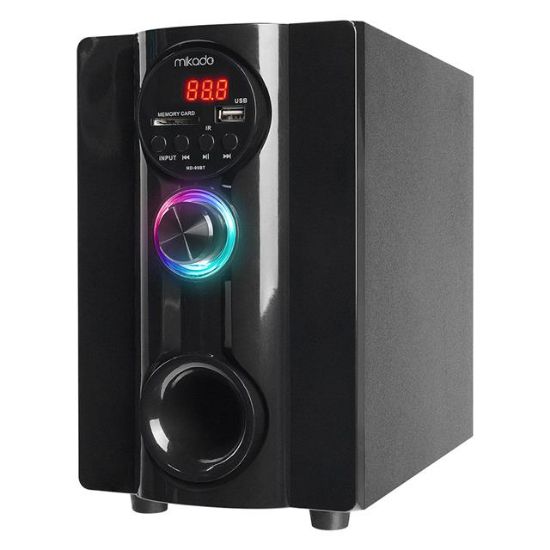 Mikado MD-95BT 20W Siyah Multimedya FM/BT/SD/USB Speaker Hoparlör 2+1 Ses Sistemi resmi