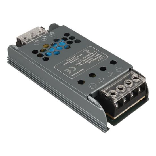 Ledx ALN-M12125 12 Volt 12.5 Amper 57x24x12mm Ultra Slim Metal Kasa Adaptör resmi