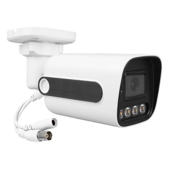 Plato PL-29098 5MP 2.8MM 4 Warmled Fullcolor Plastik Kasa AHD Analog Bullet Güvenlik Kamerası resmi