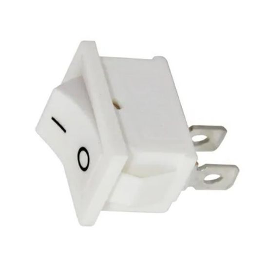 Powermaster IC-125B-1 Mini Beyaz Işıksız ON-OFF Anahtar resmi