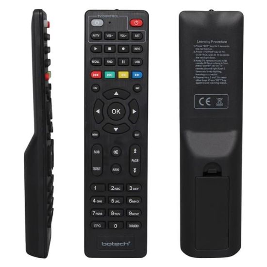 Plato Multi Mini Scart HD  / Botech Mini Scart HD – Botech Piko 502 HD TV Kontrollü Uydu Alıcı Kumandası  resmi