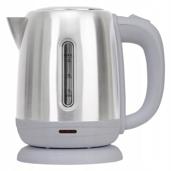 Crown CRW-7211 1800W 1.8 Litre Lüks Çelik Su Isıtıcı Kettle İnox resmi