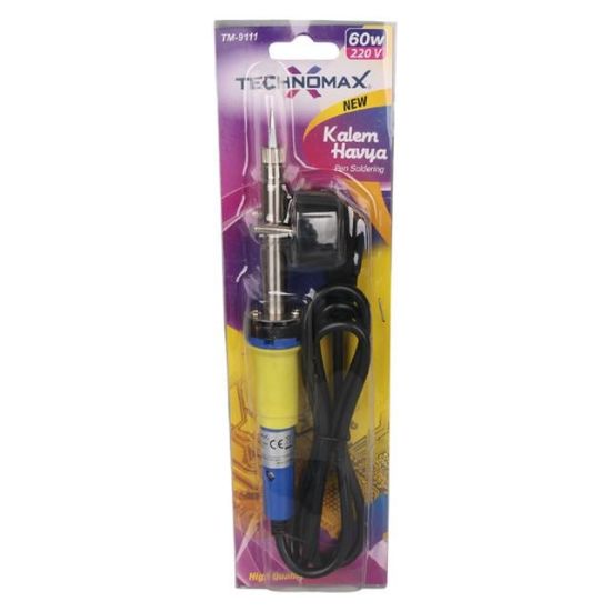 Technomax TM-9111 60 Watt Kalem Havya Lehim Makinesi AC220V 120cm Kablolu resmi