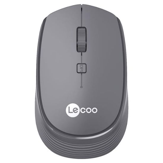 Lenovo Lecoo WS202 2.4GHz Kablosuz 1200DPI Gri Optik Mouse 4 Tuşlu resmi