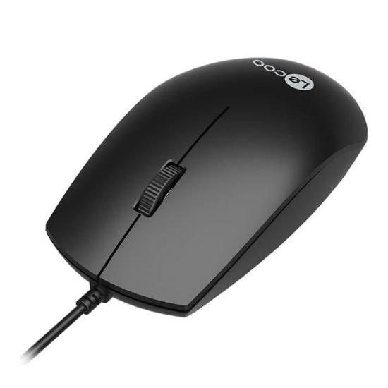Lenovo Lecoo MS100 USB Kablolu 1000DPI Siyah Optik Mouse resmi