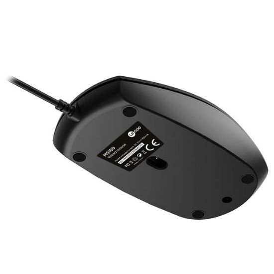 Lenovo Lecoo MS100 USB Kablolu 1000DPI Siyah Optik Mouse resmi