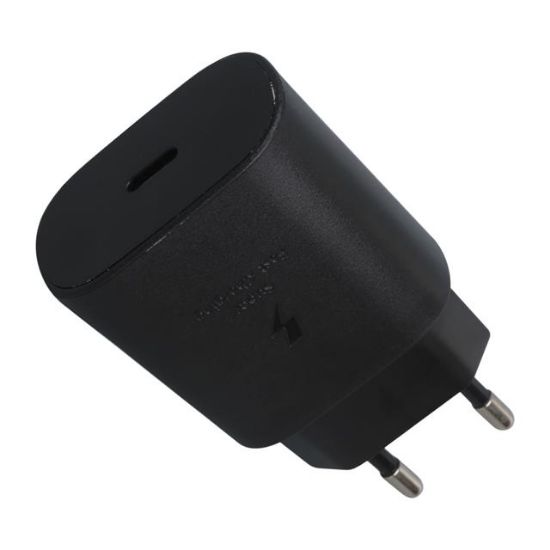 Weko WK-27877 Note10 Siyah 25 Watt Şarj Başlık Adaptörü + Type-C To Type-C Kablo resmi