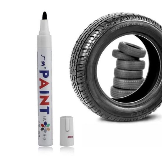 Sunup M101 Siyah Araç Motosiklet Lastik Boya Kalemi resmi