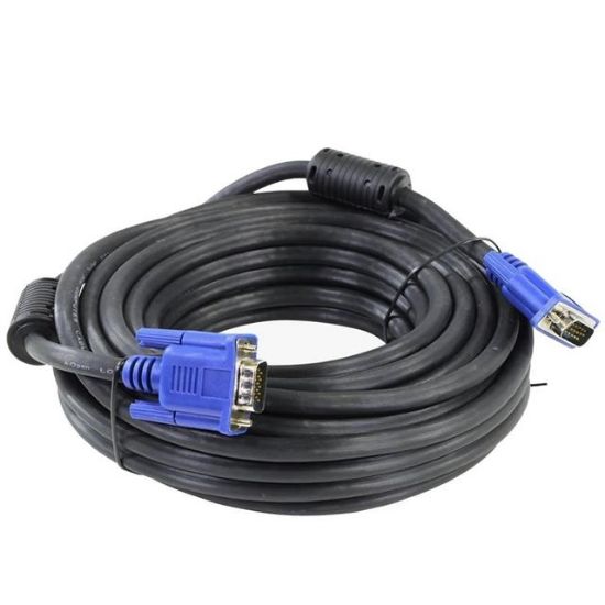 Hytech HT-VGA15 15 Pin Erkek/Erkek 15 Metre Vga Görüntü Aktarma Kablosu              resmi