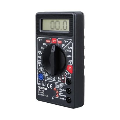 Tenon DT-830D Siyah DC/AC Voltaj Akım Ölçer Dijital Multimetre Ölçü Aleti  resmi