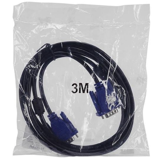 Hytech HY-VGA113 Erkek/Erkek 3 Metre Vga Görüntü Data Kablosu resmi