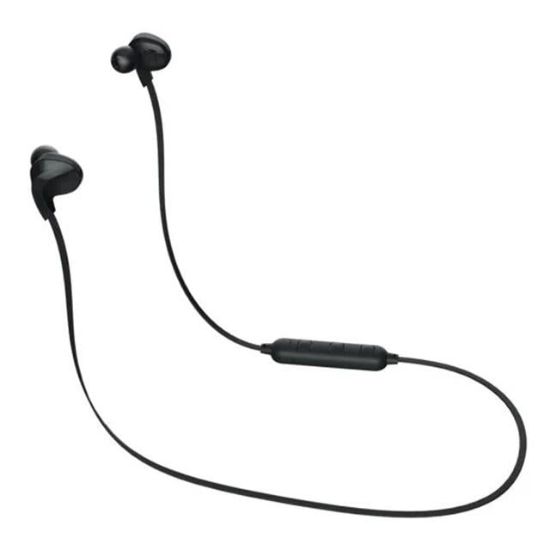 LENOVO LECOO ES204 BOYUN BANTLI MİKROFONLU KULAK İÇİ BLUETOOTH KULAKLIK SİYAH resmi