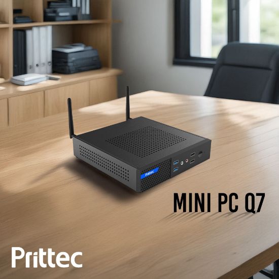 PRITTEC Q7-TH610L BAREBONE FreeDos MINI PC/ (SSD-RAM-CPU YOK) resmi