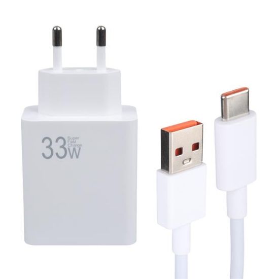 Weko WK-27876 M11 Beyaz 33 Watt Turbo Usb Şarj Başlık Adaptörü + Type-C Kablo resmi