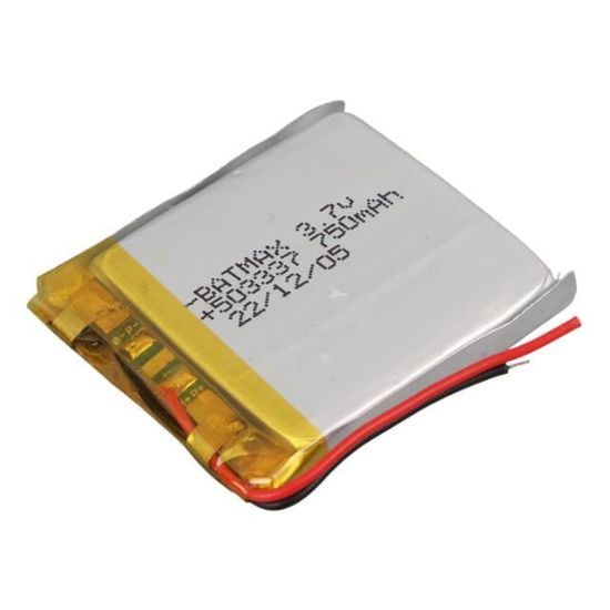 PowerMaster 503337 3.7V 750mAh Lityum Polimer (Li-po) Batarya Ciklet Pil resmi