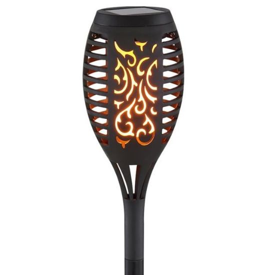 POWERMASTER PM-15940 12 LEDLİ IP44 ALEVLİ KUTULU TEKLİ PAKET SOLAR BAHÇE AYDINLATMA resmi