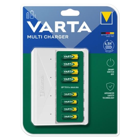 VARTA 57659 USB MULTİ CHARGER 8Lİ PİL ŞARJ CİHAZI (AA-AAA-NIMH) resmi