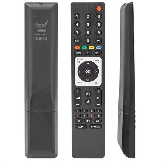 Hey Arçelik Beko Grundig 3D Metalik Göbek Guıde Tuşlu TS4187R-2 Lcd Kumandası resmi